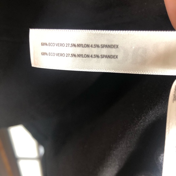 Black Faux Wrap Mini Skirt. Size Large. - Picture 8 of 8